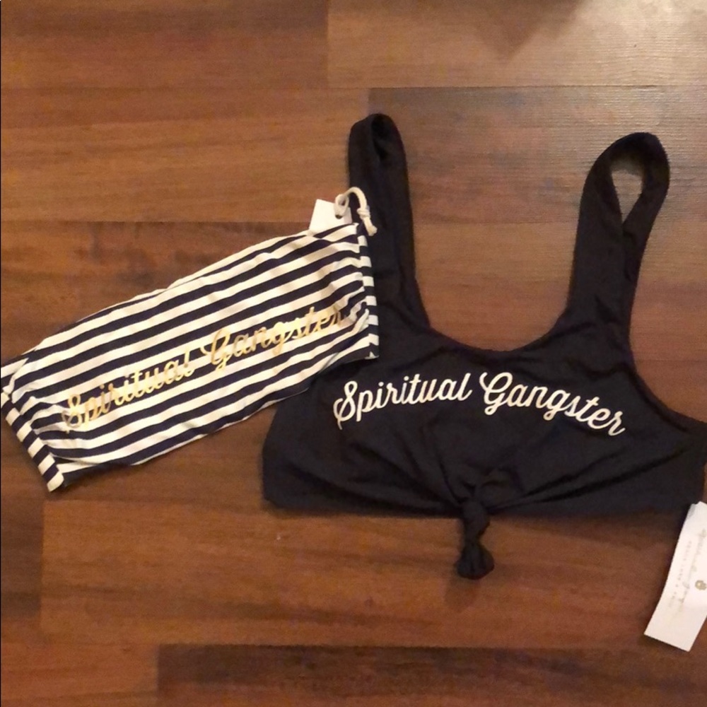 Spiritual Gangster bikini top - set of 2